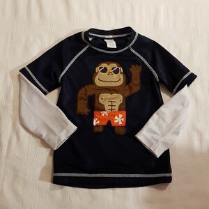 Gymboree boys size 3T long sleeved rash guard
